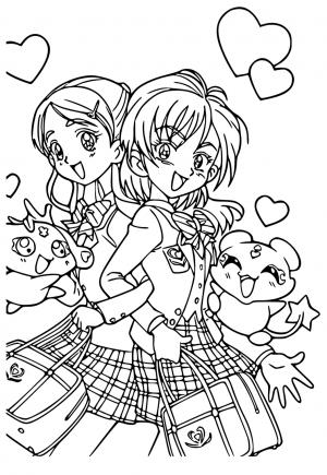 Coloring Pages Girlfriends